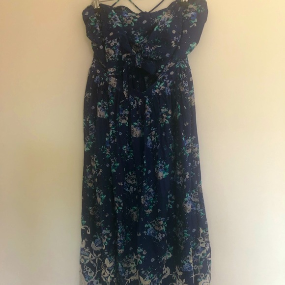 Here Comes The Sun navy floral maxi dress size 10 - Picture 3 of 13